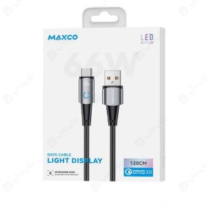 کابل شارژ 66 وات USB به تایپ C مکسکو مدل MS07C به طول 1.2 متر و رویه مقاوم می باشد.