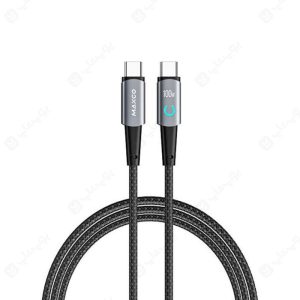 کابل شارژ 100 وات تایپ C به تایپ C مکسکو مدل MS07CC به طول 1.2 متر