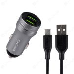 شارژر فندکی کلومن مدل KC-C08 TC 63 شارژر فندکی کلومن مدل KC-C08 TC دارای 2 پورت USB و کابل می باشد.