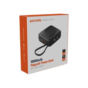پاوربانک مگنتی وایرلس شارژ 10000mAh پرودو مدل PD-PBFCH041 در بسته بندی مطمئن می باشد.