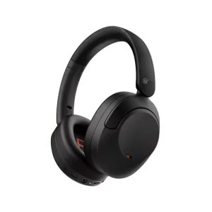 هدست بی سیم کیو سی وای مدل H4 ANC در رنگ بندی مشکی است.