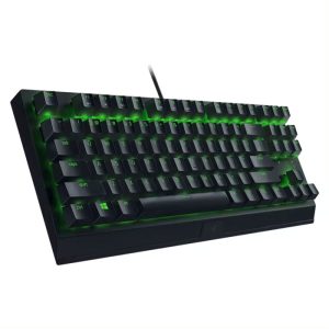 کیبورد سیمی گیمینگ مکانیکال ریزر مدل BlackWidow X TKL دارای 87 کلید است.
