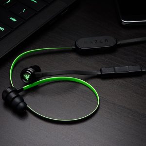 هندزفری گردنی بلوتوثی ریزر مدل Hammerhead BT با کابل نرم می باشد.