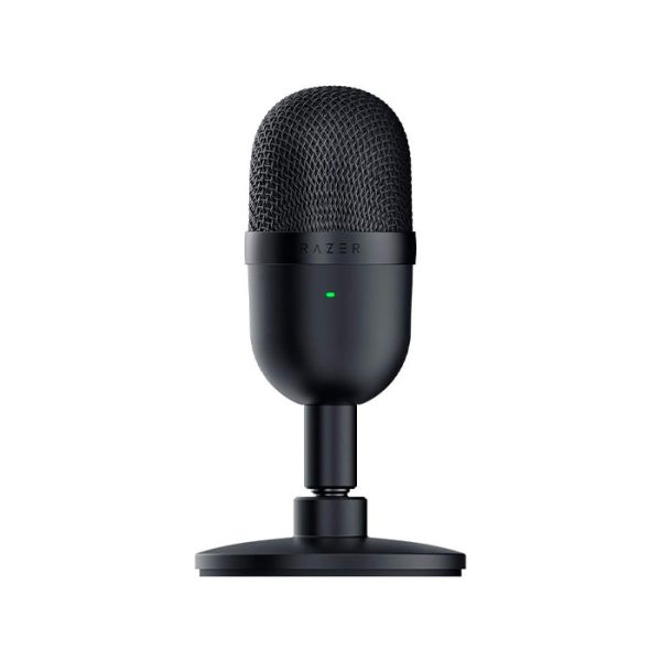 میکروفون استریم ریزر مدل Seiren Mini در رنگ بندی مشکی است.