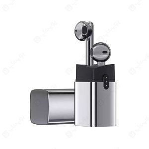 هندزفری بلوتوثی رسی مدل REP-W35 lipstick design در رنگ بندی خاکستری است.