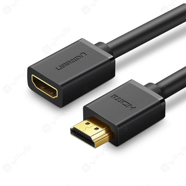 کابل HDMI افزایش طول یوگرین مدل HD107 10142 به طول 2 متر / کابل HDMI افزایش طول یوگرین مدل HD107 10141 به طول 1 متر در رنگ بندی مشکی است.