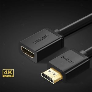 کابل HDMI افزایش طول یوگرین مدل HD107 10142 به طول 2 متر / کابل HDMI افزایش طول یوگرین مدل HD107 10141 به طول 1 متر با رزلوشن 4K می باشد.