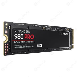 هارد M.2 SSD اینترنال 500 گیگابایت سامسونگ مدل 980Pro با رابط PCIe 4.0 NVMe می باشد.