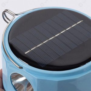 چراغ کمپینگ خورشیدی قابل حمل مدل LN-868 دارای پنل خورشیدی می باشد.