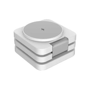 پایه نگهدارنده و شارژر بی سیم 3 تایی پرودو مدل PD-3N1MWFC با برخورداری از شارژ سریع در کوتاه ترین زمان ممکن دیوایس های مختلف را شارژ می کند.