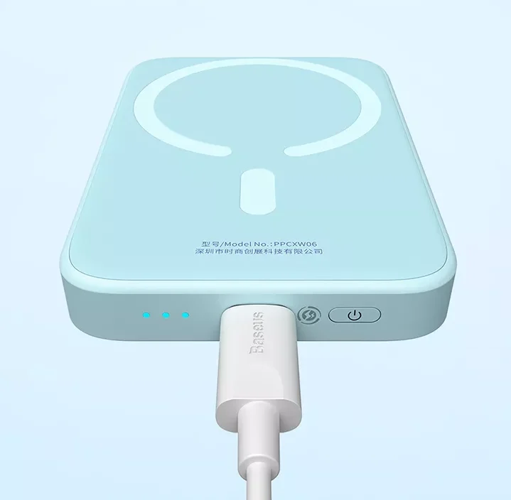 پاوربانک 10000mAh وایرلس شارژ بیسوس مدل PPCX1101