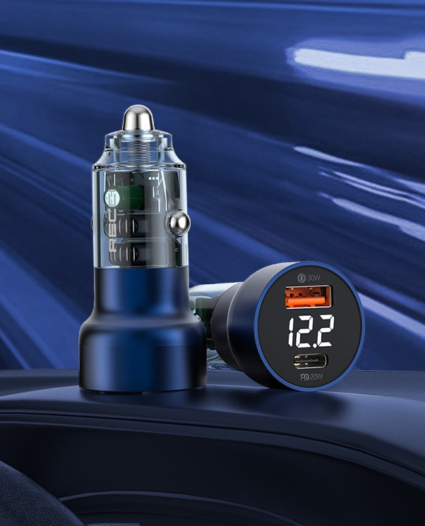 شارژر فندکی 50 وات رسی مدل RCC-N20