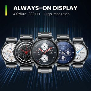 ساعت هوشمند امیزفیت مدل Pop 3R دارای نمایشگر AMOLED می باشد.