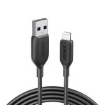 کابل USB به لایتنینگ انکر مدل A8813 به طول 1.8 متر 25 کابل USB به لایتنینگ انکر مدل A8813 به طول 1.8 متر در رنگ بندی مشکی است.