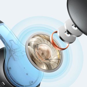 هدست بی سیم انکر مدل Life Q10i دارای درایور های صوتی با قطر 40 میلی متری است.