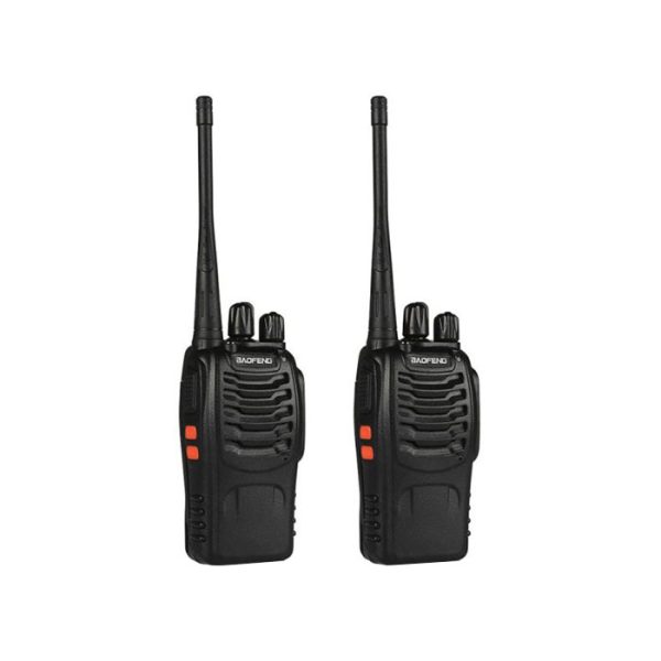 بی سیم واکی تاکی باوفنگ مدل BF-888S پک 2 تایی در رنگ بندی مشکی می باشد.