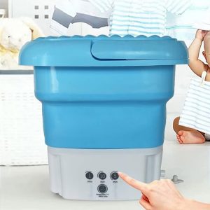 ماشین لباس شویی مینی تاشو FWM دارای کلید کنترل می باشد.