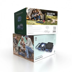 اجاق گاز کمپینگ قابل حمل 2 تایی گرین لاین مدل Camping Stove با قابلیت حمل آسان می باشد.