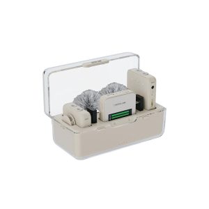 میکروفن بی سیم حرفه ای گرین لاین مدل GLM-PROFESSIONAL در رنگ بندی سفید می باشد.