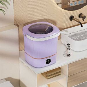 ماشین لباس شویی 12 کیلویی گرین لاین مدل GNPRTWM12L با قابلیت حمل آسان می باشد.