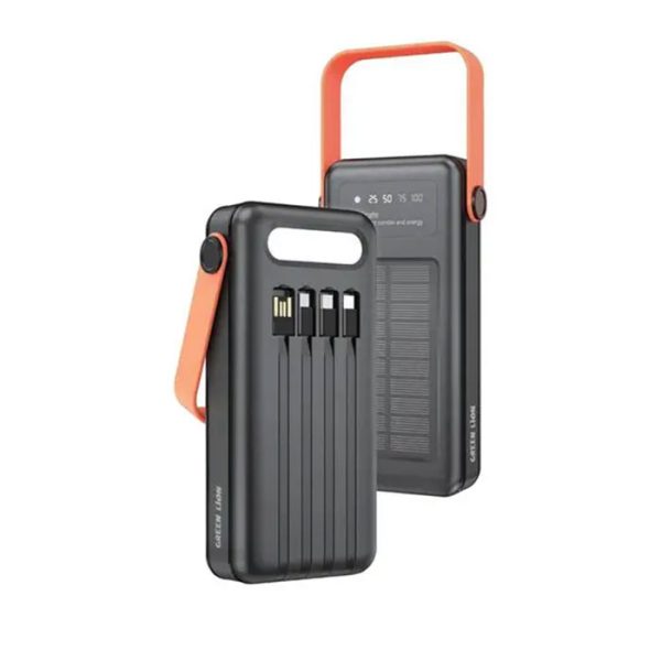 پاوربانک 30000mAh گرین لاین مدل Solar Portable با پنل خورشیدی در رنگ بندی مشکی می باشد.