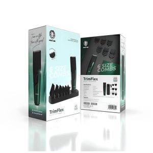 ماشین اصلاح گرین لاین مدل Trim Flex در بسته بندی مناسب قرار دارد.