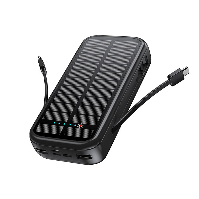 پاوربانک 16000mAh گرین لاین مدل Solar 2 GNPDSOLPB16 با پنل خورشیدی