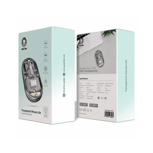 موس بی سیم ترنسپرنت گرین لاین مدل Transparent Mouse Lite دارای اتصال بلوتوثی و بی سیم 2.4GHz می باشد.