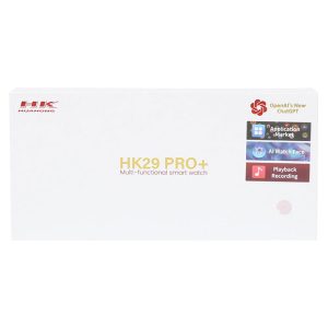 ساعت هوشمند مدل HK29 Pro Plus نسخه Chat GPT در بسته بندی مناسب می باشد.