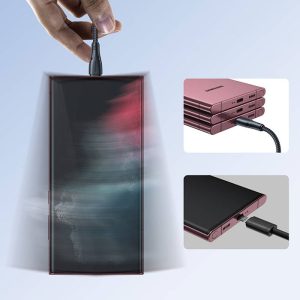 کابل شارژ USB به میکرو جویروم مدل S-UM018A11 با اتصال محکم می باشد.