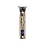 ماشین اصلاح شارژی کیمی مدل KM-700H در رنگ بندی طلایی می باشد.
