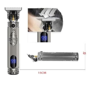 ماشین اصلاح شارژی کیمی مدل KM-700H دارای نمایشگر LED می باشد.