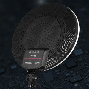 پنل نور ثابت LED دایره‌ای مدل PF-45 دارای پنل کنترل لمسی می باشد.