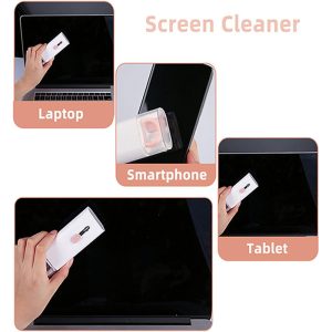 کیت تمیز کننده چند کاره مدل Q6E دارای قسمت مناسب برای پاک کردن نمایشگر می باشد.
