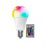 لامپ LED هوشمند کنترل دار مدل RGBW Bulb در رنگ بندی سفید می باشد.