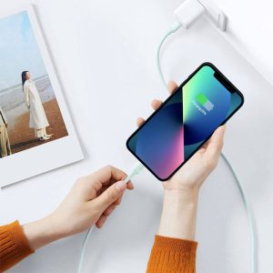 کابل Type-C به Iphone Lightning یوگرین مدل US387 با قابلیت شارژ سریع می باشد.