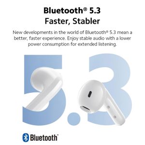 هندزفری بلوتوثی اورجینال شیائومی مدل Redmi Buds 4 Lite با نسخه بلوتوث 5.3 می باشد.