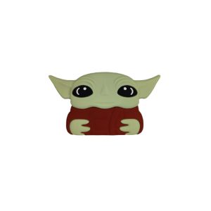 پک محافظ سیلیکونی کله شارژر 20 وات اپل طرح Baby Yoda کد 018