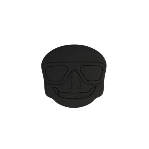پک محافظ سیلیکونی کله شارژر 20 وات اپل طرح Black Skull کد 020