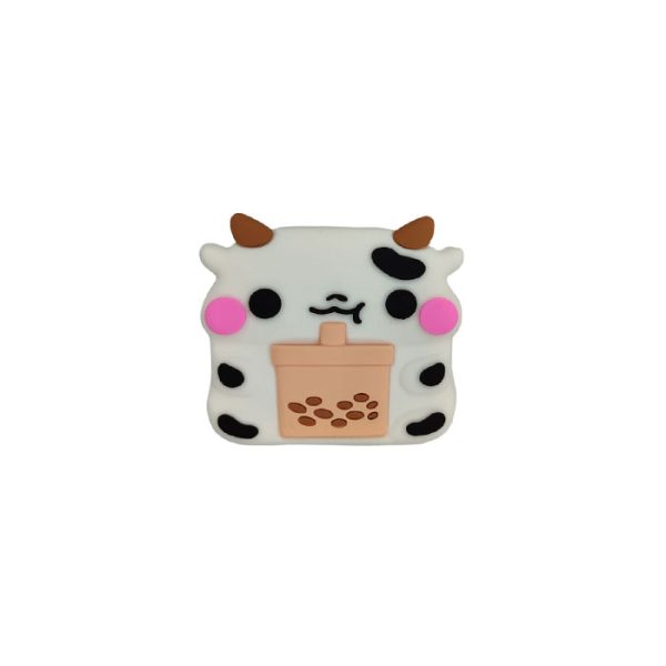 پک محافظ سیلیکونی کله شارژر 20 وات اپل طرح Cute Cow کد 017