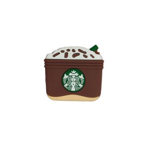 پک محافظ سیلیکونی کله شارژر 20 وات اپل طرح Starbucks کد 009