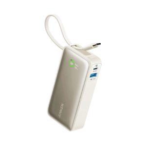پاوربانک مینی 10000mAh انکر مدل Power Core 30W A1259 در رنگ بندی کرم می باشد.