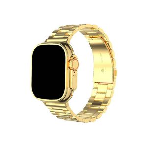 ساعت هوشمند گرین لاین مدل GNSW49-A Golden Edition دارای بند قابل تعویض می باشد.