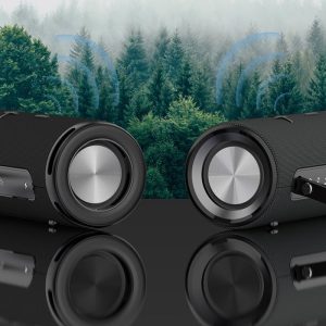 اسپیکر بلوتوثی قابل حمل الدینیو مدل BTS13 با توان خروجی 10 وات می باشد.