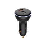 شارژر فندکی 160 وات الدینیو مدل C102 50 شارژر فندکی 160 وات الدینیو مدل C102 در رنگ بندی مشکی می باشد.