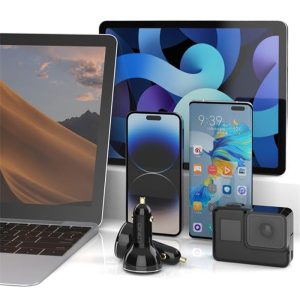 شارژر فندکی 160 وات الدینیو مدل C102 دارای سازگاری گسترده می باشد.