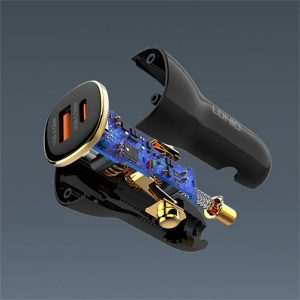 شارژر فندکی 60 وات الدینیو مدل C103 با کیفیت ساخت بالا می باشد.