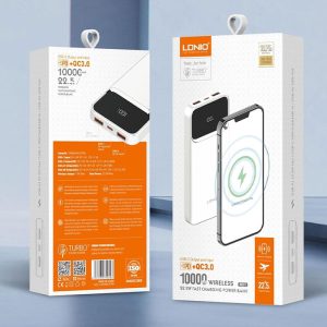 پاوربانک 10000mAh مگنتی فست شارژ الدینیو مدل PQ11 در بسته بندی مناسب می باشد.