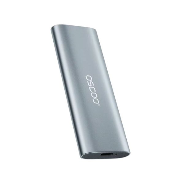 باکس هارد NVMe NGFF M.2 SSD اسکو مدل OSND1 در رنگ بندی خاکستری است.
