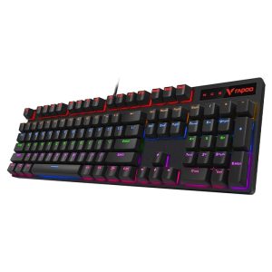 کیبورد سیمی گیمینگ مکانیکال رپو مدل V500 RGB